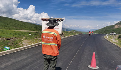 临时路段如何进行道路划线施工？
