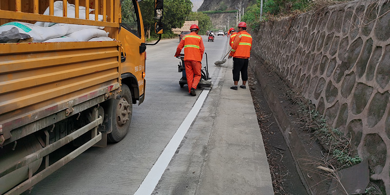 道路划线施工