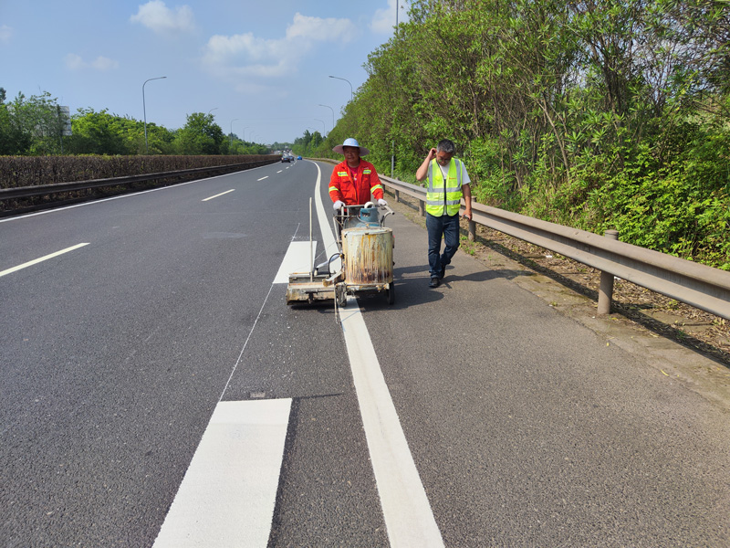 南充道路划线