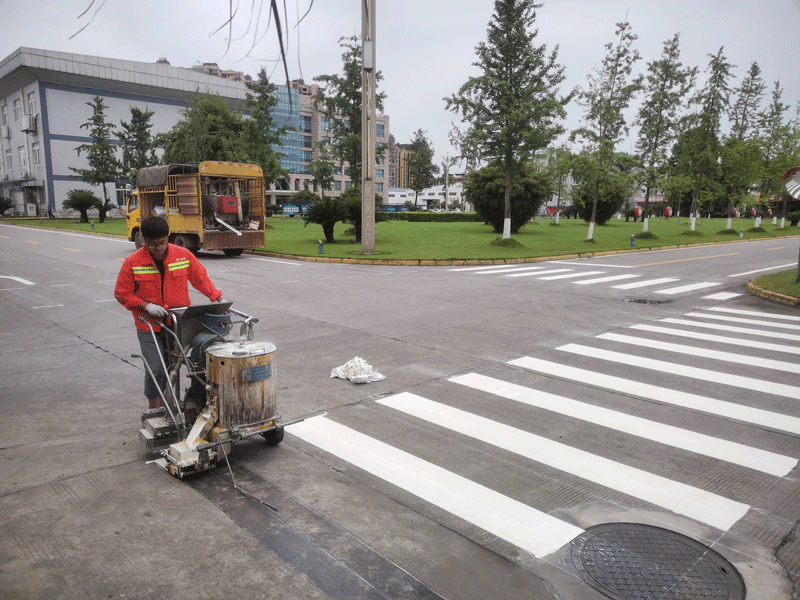 厂区道路划线