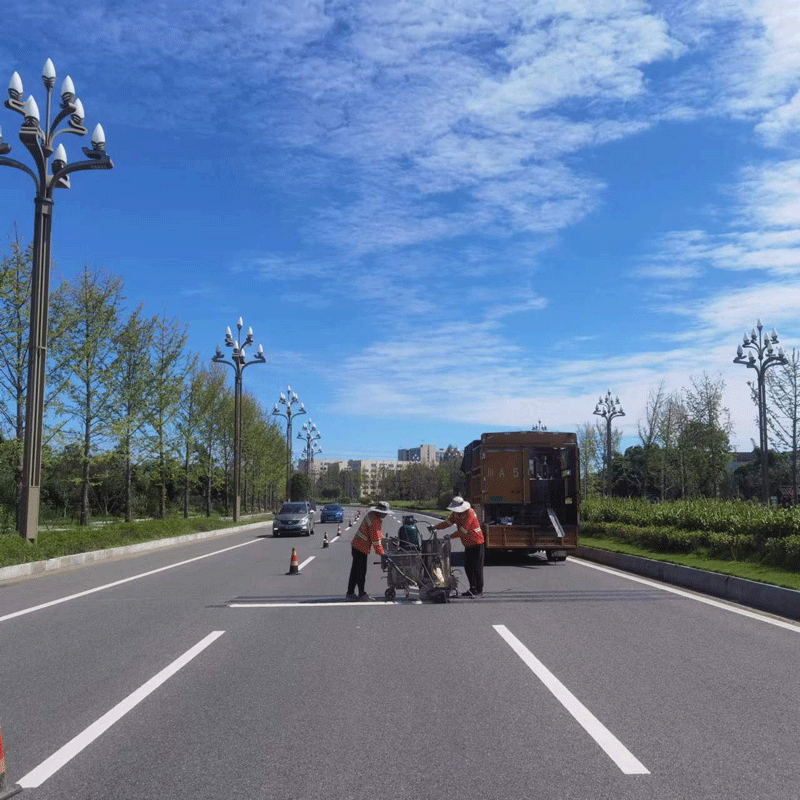 城市道路划线